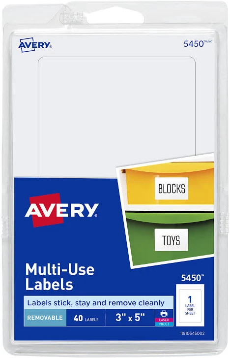 Avery Removable Multi-Use Labels