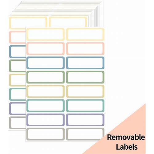 STARLIBOO Removable Labels, …