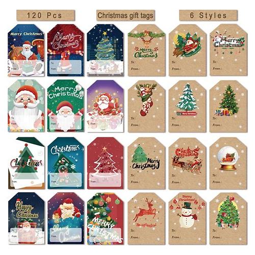 120 Pcs Christmas Self Adhesive …