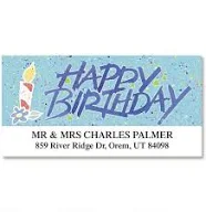 Special Occasions Personalized Address Labels in 6 Designs