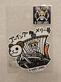Going Merry One Piece Sticker B-SIDE LABEL Made in Japan UV & water resistant