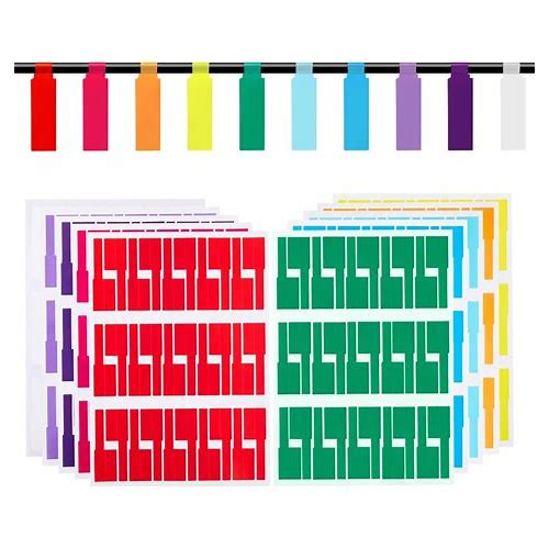 300Pcs Colorful Cord Cable Label…