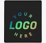 125ct. Custom Full Color 3 in. No Residue Round Tech Decal - Black- 1-Color Text or Art Design
