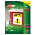 Avery Durable Permanent ID Labels with TrueBlock Technology