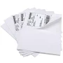 Neflaca Half Sheet Self Adhesive Shipping Labels for Laser and Inkjet Printers