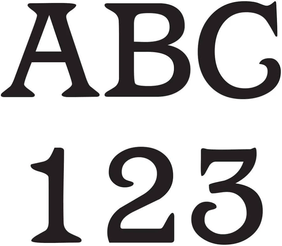 Everbilt 3 in. Adhesive Vinyl Letters and Numbers Mailbox Sticker Kit