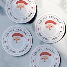 Custom Christmas Gift Tag Labels, Special from Santa Gift Stickers, North Pole Stickers for Gifts, Santa Personalized Gift Labels