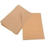 Upouart Brown Kraft Paper Sticker Sheets - Self Adhesive Labels for Home, Office, and Printing Use