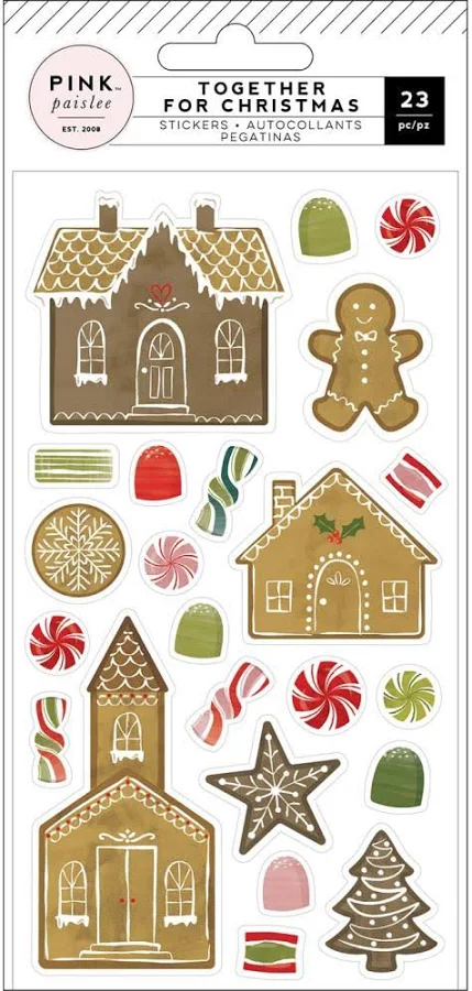 American Crafts Gingerbread Puffy Stickers