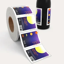 Alternating Front and Back Labels - Custom Labels - 100 pcs