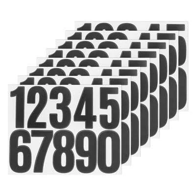 Unique Bargains Vinyl Waterproof Self-Adhesive Mailbox Number Stickers