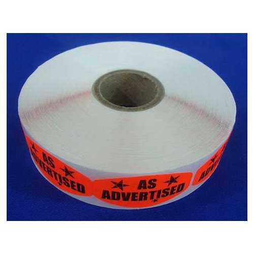 1,000 Self-Adhesive AS ADVERTI…