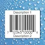 UPC Labels 1.25" x 1" Qty 250