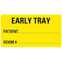 Early Tray Medical Labels