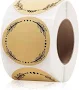 Muka 500pcs 2'' Label Stickers For Jars And Lids 4 Different Designs Kraft Sticker Labels For Pantry Mason Jar Canning Bottle
