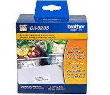 Brother Die-Cut Removable Paper Labels DK3235