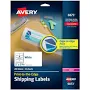 Avery Vibrant Laser Color-Print Labels w/ Sure Feed 6873