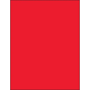 8 1/2 x 11" Fluorescent Red Rectangle Laser Labels