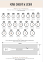 Printable Ring Size Chart & Ring Sizer - Instant Download Jewelry Sizing Guide