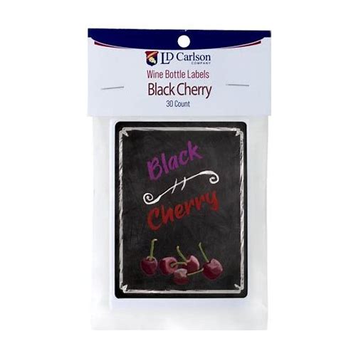 Black Cherry Wine Labels 30/Pac…