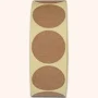 1" Kraft Brown Labels