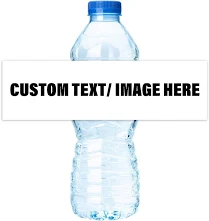 Custom Waterproof Water Bottle Labels: Personalized Party Stickers