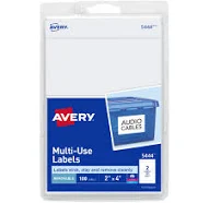 Avery® Removable Adhesive Labels 2" x 4