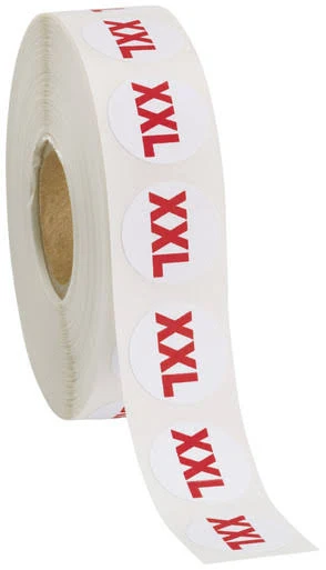 Self-Adhesive Size Labels