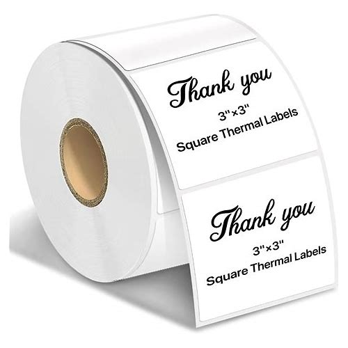 Tusamper Square Thermal Label …