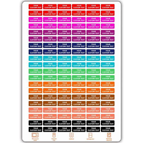 120 Pcs Custom Small Name Lab…