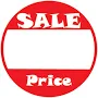 1" Self Adhesive Pre-Printed "SALE Price" Labels (500 labels)