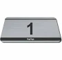 Satin Silver Aluma-Tough Numbered Locker Tags with Adhesive (Numbers: Numbered 76-100)