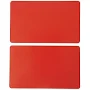 Tag-a-room 2" x 3" Red Label Permanent Adhesive 50 Sticker Count