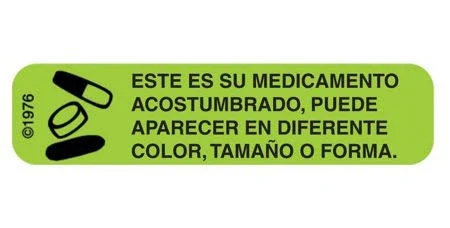 Pharmex HG-61 Permanent Paper Label