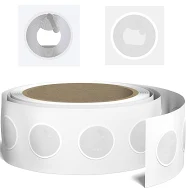 NFC Tags Sticker with NTAG213 Blank Chips NFC Stickers Adhesive Labels RFID Tags Rewritable Memory Compatible with NFC-Enabled Smartphones and Devices