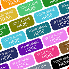 Personalized Name Labels (100 Labels) (0.9