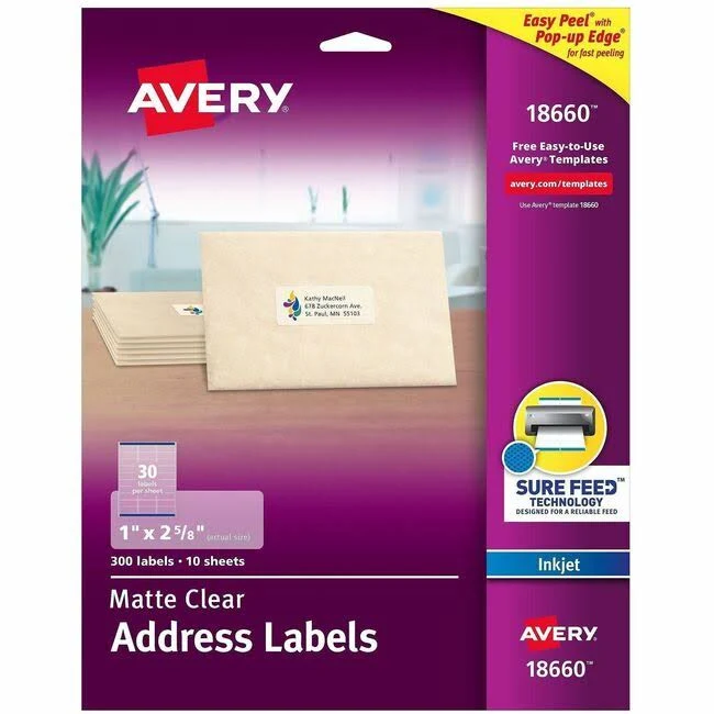 Avery Dennison Easy Peel Mailing Labels