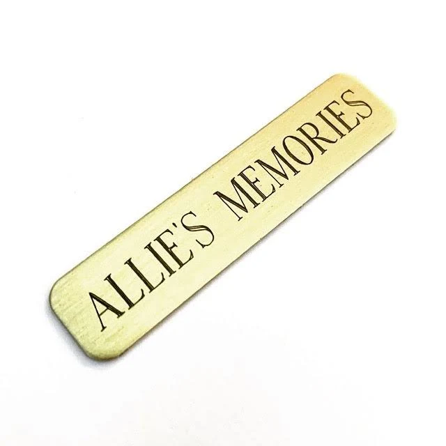 Custom Engraved Metal Labels | Durable & Easy Application
