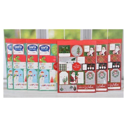 X416 Christmas Holiday Gift Tags …