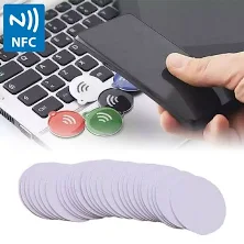 12pcs Ntag215 Nfc Tags Sticker Phone Available Labels Rfid Tag