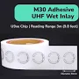 860mhz-960mhz ISO18000-6C Ultra Small UHF RFID Asset Tags EPC Class1 Gen2 Rewritable Sticker Inlay