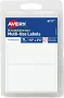 Multi-Use Permanent Labels, 1.5" x 2.75", White