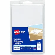 Avery 4 x 6 Shipping Labels with TrueBlock Technology 5292