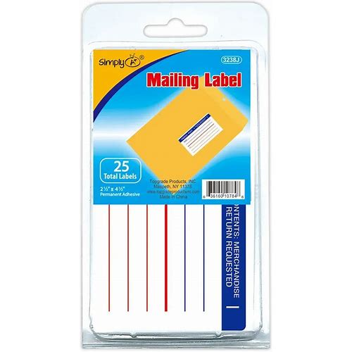 36 Pieces Mailing Label Permane…