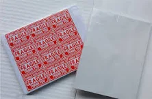 50 - 2000 Half Sheet Blank Shipping Labels 8.5x5.5 Self Adhesive 2 Per