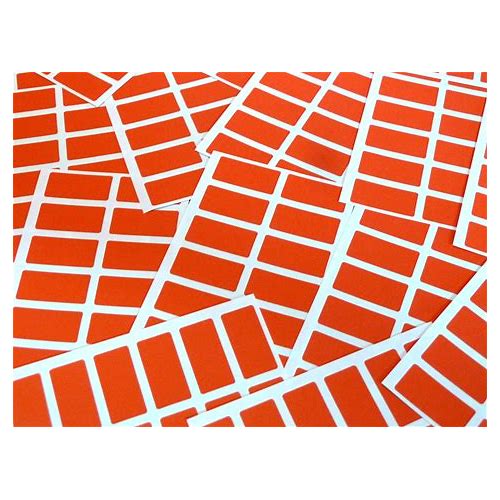 200 Red Stickers - Sticky Coloure…