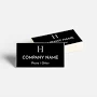 Custom Rectangle Stickers | 10 qty | 1"x2" | VistaPrint | Design: Black