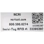 All Surface RFID Tag (Customized with Company name and phone number)combines the ability to work on BOTH Metal & NON-Metal surfaces. Size: 2.75" x 0.