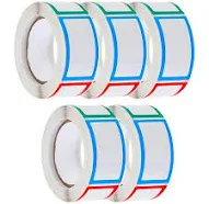 Homemaxs 5 Rolls Convenient Label Sticker Paper Wine Bottle Labels Removable