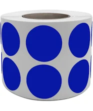 Royal Green Market Dot stickers 3/4 inch Rolls 19mm Color coding labels